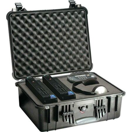 PELICAN PRODUCTS CL3794 18.43 x 14 x 7.62 in. 1550 Hard Case with Pick N Pluck Foam - Black BPL1550B